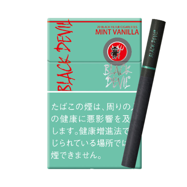 Black Evil Mint Vanilla JP Version – Carton (200 Cigarettes / 10 Packs)