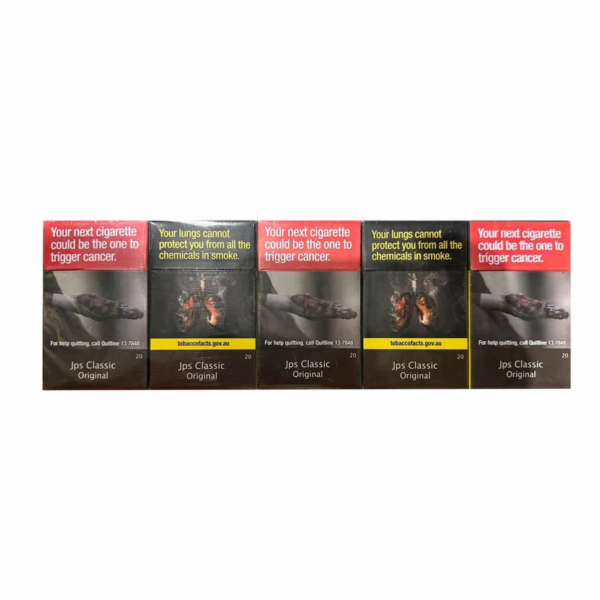 JPS Classic Original Aussie Pack – Carton (200 Cigarettes / 10 Packs)