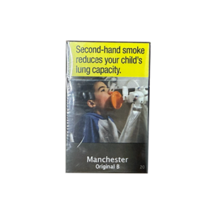 Manchester Original B Aussie Pack – Carton (200 Cigarettes / 10 Packs)