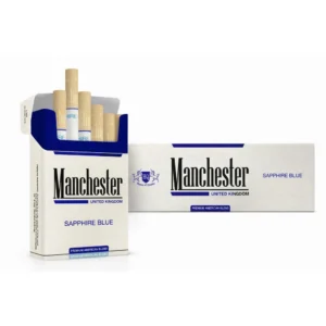 Manchester Sapphire Blue – Carton (200 Cigarettes / 10 Packs)