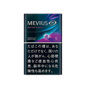 Mevius Option Purple 5mg JP Version – Carton (200 Cigarettes / 10 Packs)