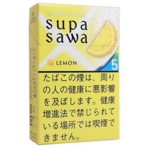 Supa Sawa 5mg (lemon) JP Version – Carton (200 Cigarettes / 10 Packs)